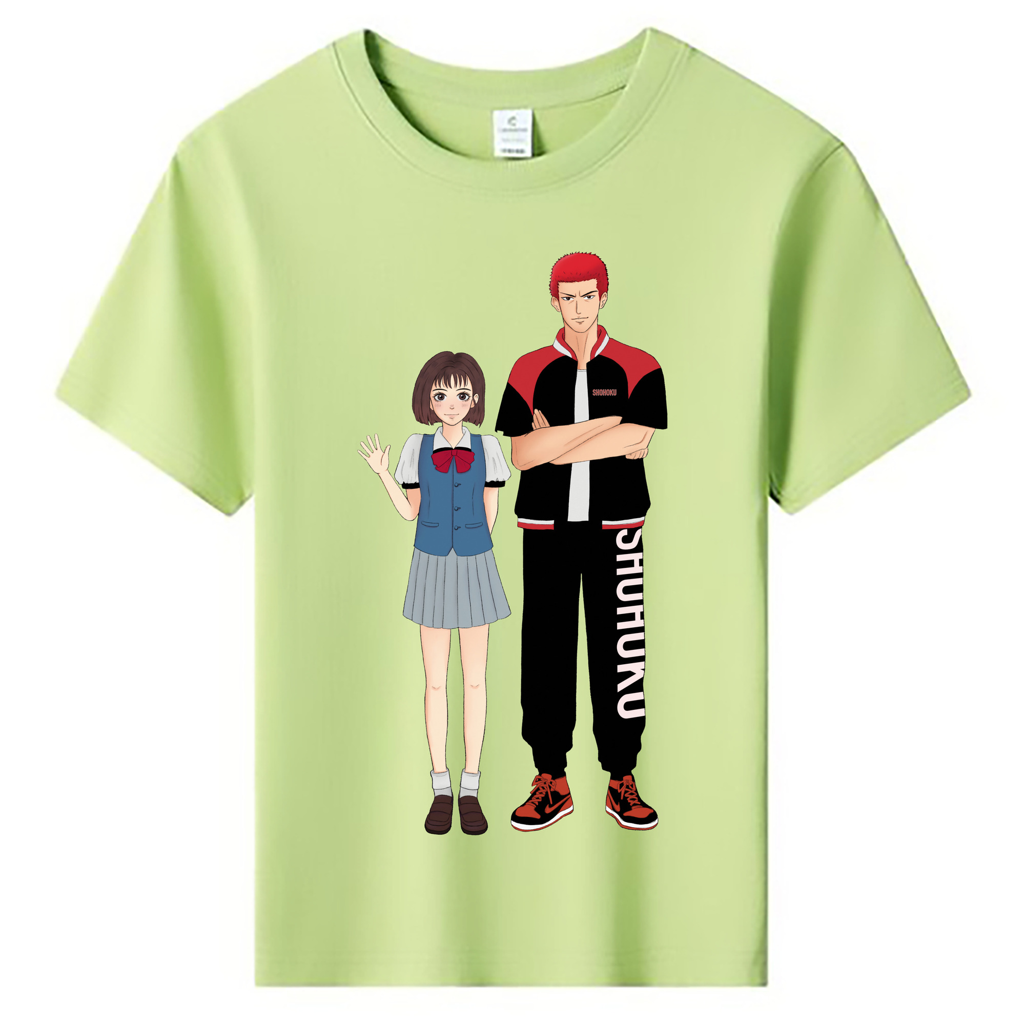 （画像用） SLAM DUNK／スラムダンク 綿100％キッズTシャツ（フロントプリント）